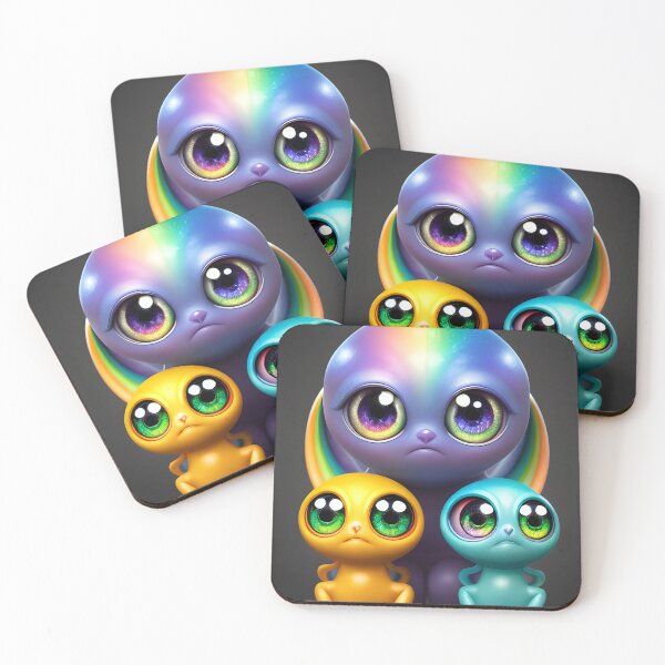 Item preview, Cute Rainbow Creatures Friends Detailed designed and sold by VersoShopping.