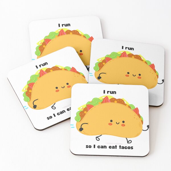 Item preview, Run For Tacos Funny designed and sold by Way Cool Tees.