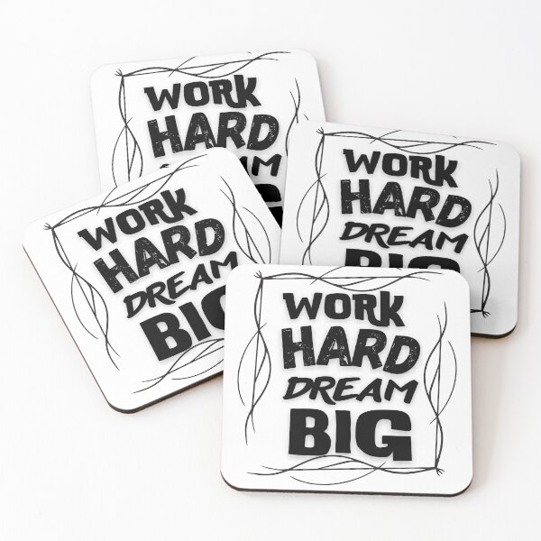 Item preview, Work hard Dream Big quote designed and sold by smitke.