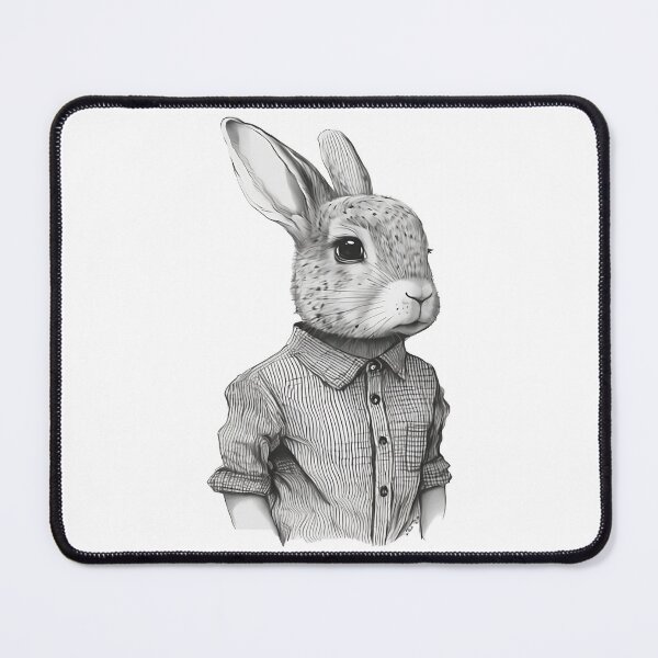 Item preview, Smart Rabbit wear shirt Rabbit Human Style designed and sold by MaxEXP.