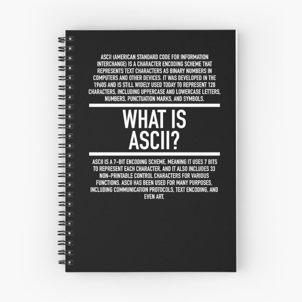 Item preview, ASCII Defined - Programming - Computer Teacher designed and sold by HiddenVerb.