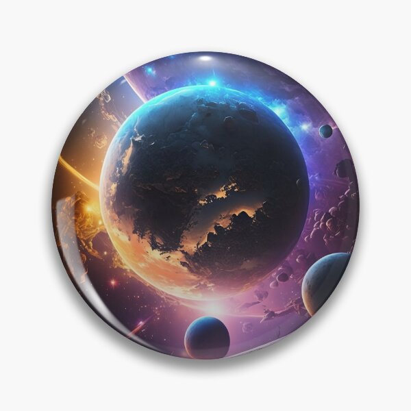 Item preview, Exploring the Celestial Frontier - A Realistic Detailed Space Composition  designed and sold by ByDigitalDream.