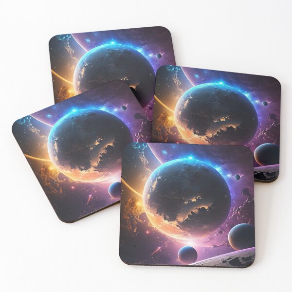 Item preview, Exploring the Celestial Frontier - A Realistic Detailed Space Composition  designed and sold by ByDigitalDream.