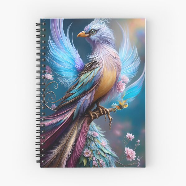 Item preview, Hyperdetailed Fantasy Bird With Colorful Feathers designed and sold by GoldenZodiac888.