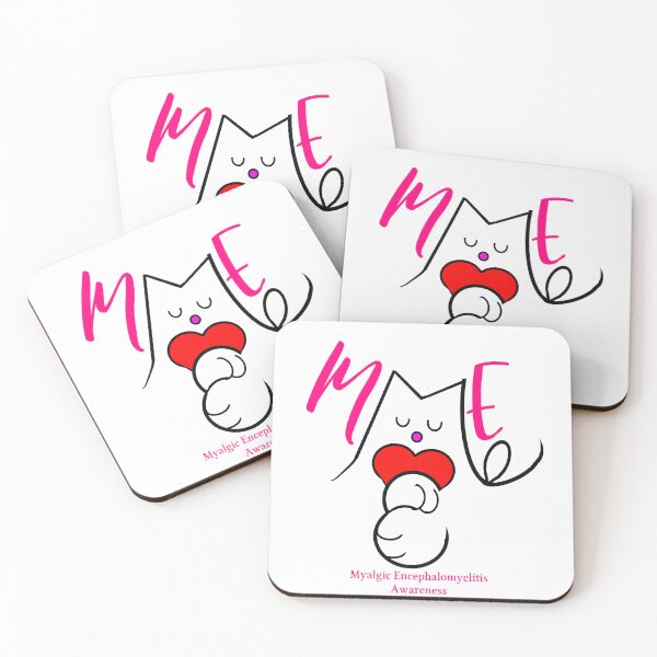 Item preview, ME MYALGIC ENCEPHALOMYELITIS CFS CHRONIC ILLNESS AWARENESS FUCHSIA  designed and sold by Marni Scofidio Desi9ns.