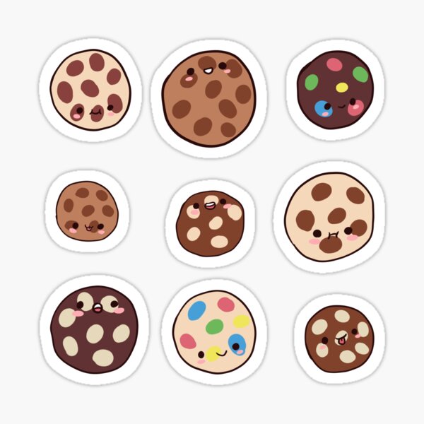 Item preview, Cute chocolate chips cookies pack  designed and sold by Yarafantasyart.