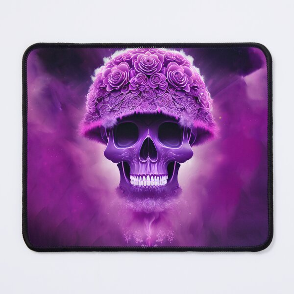 Item preview, Fantasy Purple Skull and Roses designed and sold by Blok45.