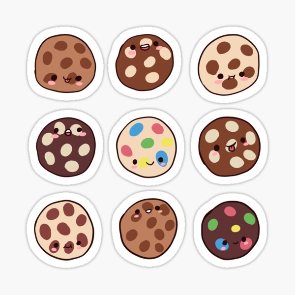 Item preview, Cute chocolate chips cookies pattern  designed and sold by Yarafantasyart.