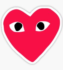 sticker comme des garcons