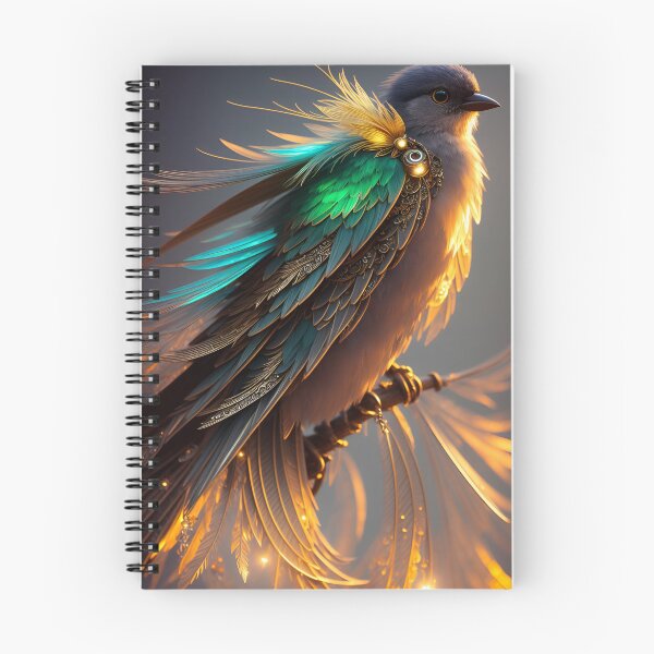 Item preview, Fantasy Steampunk Bird designed and sold by GoldenZodiac888.