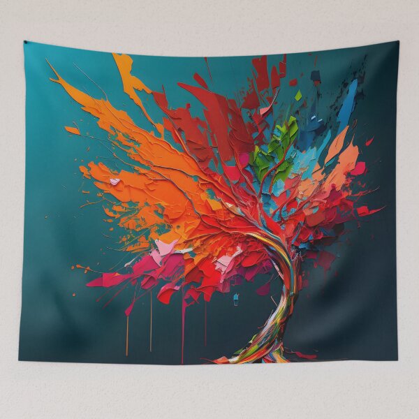 Item preview, Tree of Life - Abstract Paint designed and sold by AgitProPrints.