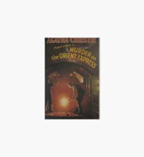 Murder On the Orient Express Book Cover Art Board