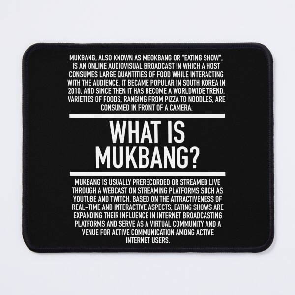 Item preview, Mukbang Defined designed and sold by HiddenVerb.