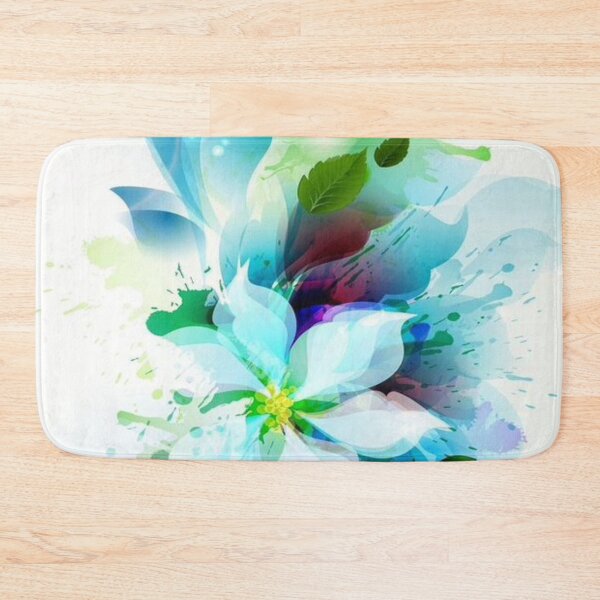 Item preview, Blue Flower Abstract Art designed and sold by NengShop.