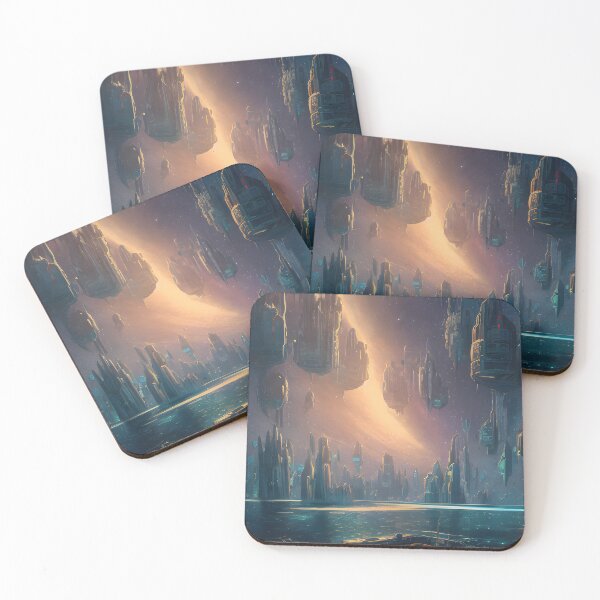 Item preview, Floating City Fantasy landscape designed and sold by VersoShopping.