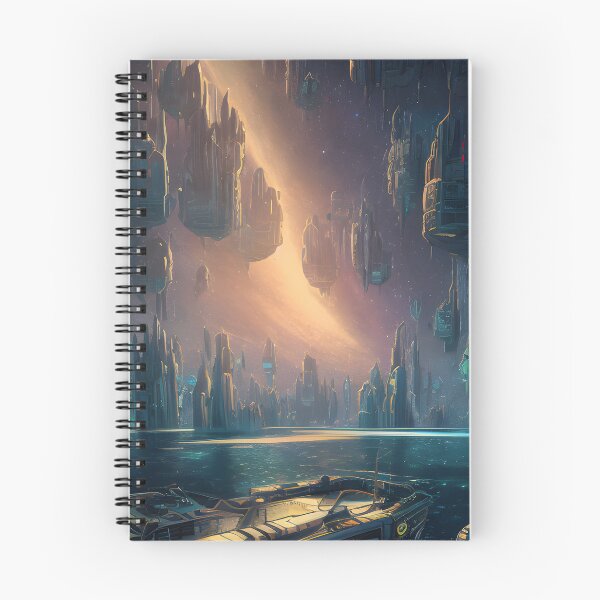 Aperçu de l'œuvre Floating City Fantasy landscape créée et vendue par VersoShopping.