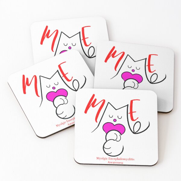 Item preview, ME MYALGIC ENCEPHALOMYELITIS CFS CHRONIC ILLNESS AWARENESS RED  designed and sold by Marni Scofidio Desi9ns.