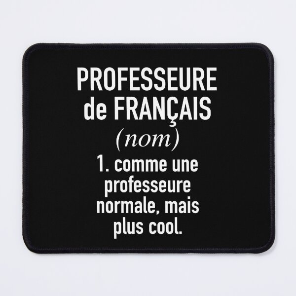 Item preview, French Teacher (Female) - in French Language designed and sold by HiddenVerb.