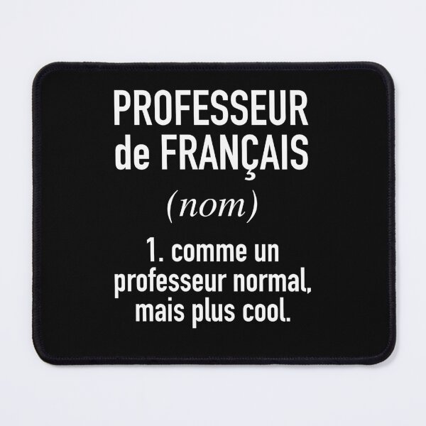 Item preview, French Teacher (Male) - in French Language designed and sold by HiddenVerb.