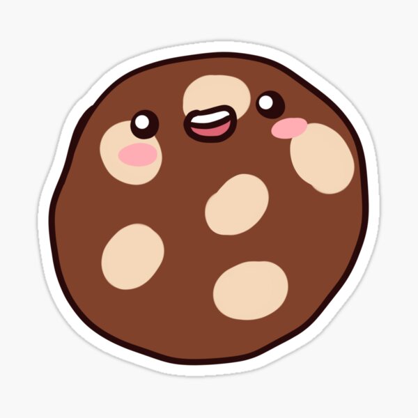 Item preview, Kawaii chocolate chip cookie designed and sold by Yarafantasyart.