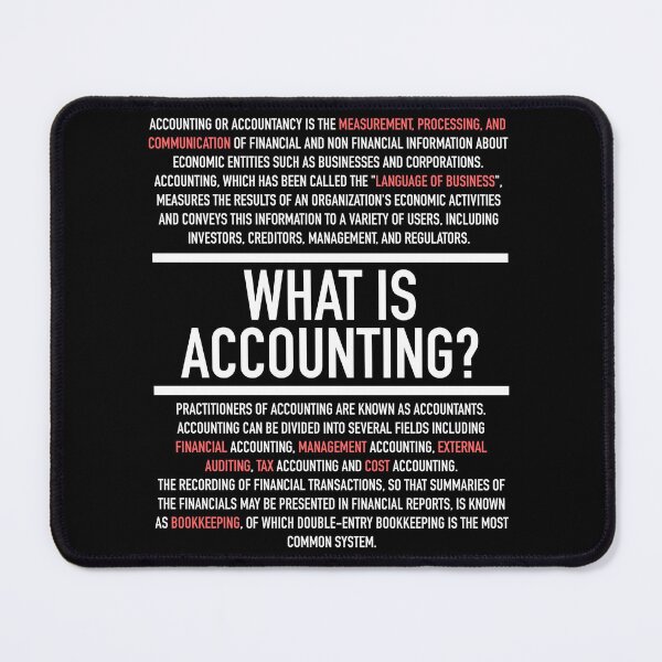 Item preview, Accounting Defined - Accountant designed and sold by HiddenVerb.