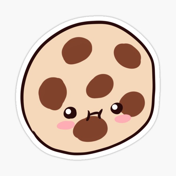 Item preview, Kawaii chocolate chip cookie designed and sold by Yarafantasyart.