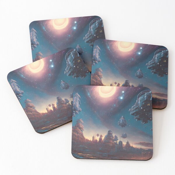 Item preview, Floating City Fantasy landscape designed and sold by VersoShopping.