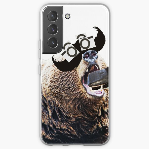 Bear eating wallet Samsung Galaxy Soft Case