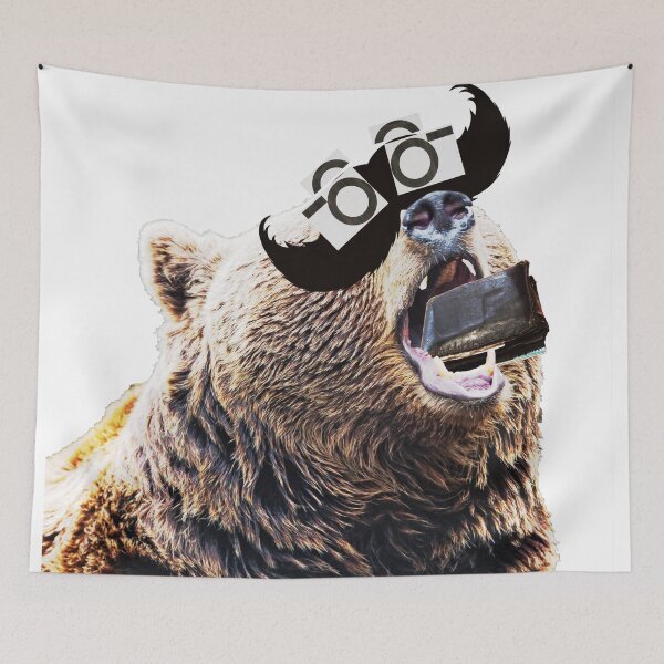 Item preview, Bear eating wallet designed and sold by Svansy von Swansea.