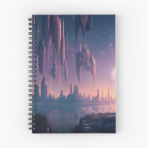 Aperçu de l'œuvre Floating City Fantasy landscape créée et vendue par VersoShopping.
