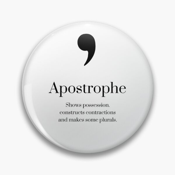 Item preview, Apostrophe. designed and sold by ByNiran.