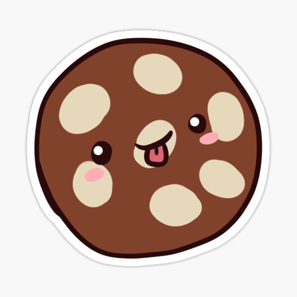 Item preview, Kawaii chocolate chip cookie designed and sold by Yarafantasyart.
