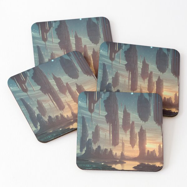 Item preview, Floating City Fantasy landscape designed and sold by VersoShopping.