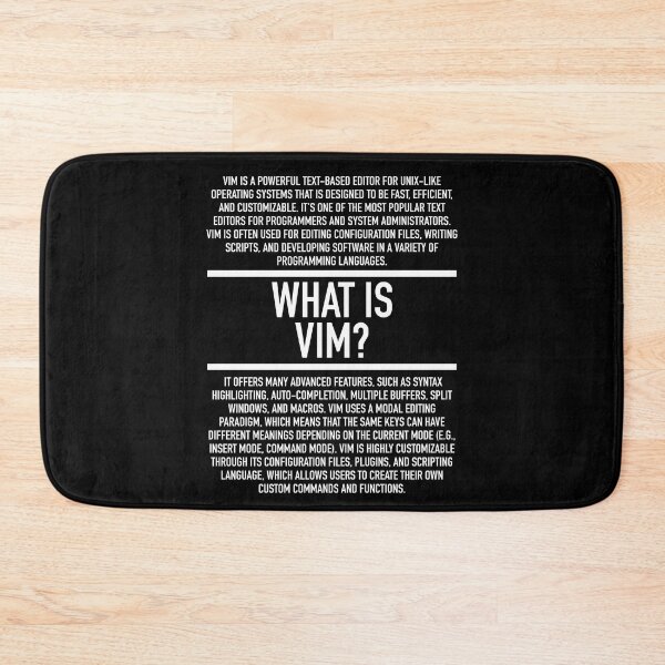 Item preview, Vim Defined - Programming - Linguist - Computer Teacher designed and sold by HiddenVerb.