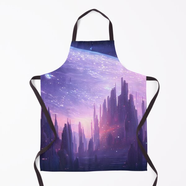 Item preview, Purple Alien Fantasy City Cityscape Landscape designed and sold by VersoShopping.