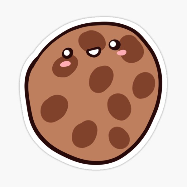 Item preview, Kawaii chocolate chip cookie designed and sold by Yarafantasyart.