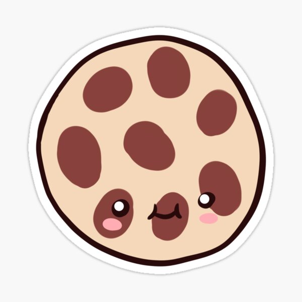 Item preview, Kawaii chocolate chip cookie designed and sold by Yarafantasyart.