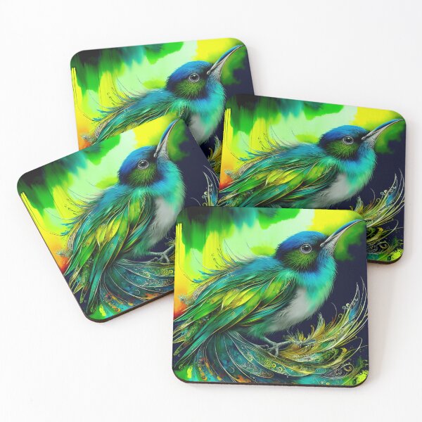 Item preview, Kiwi Bird Sits In The Green Jungle designed and sold by GoldenZodiac888.