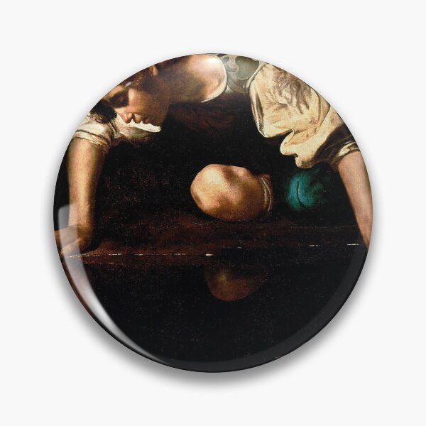 Item preview, Narcissus Painting By Caravaggio designed and sold by quackynaut.