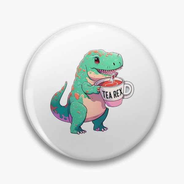 Item preview, Tea Rex Funny T-Rex Pun designed and sold by DamnGoodDesign.