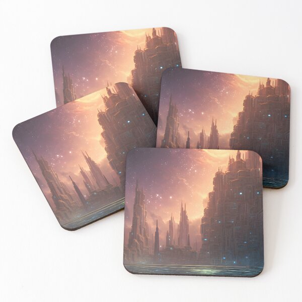 Item preview, Fantasy Futuristic City Cosmos above  designed and sold by VersoShopping.
