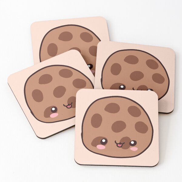 Item preview, Kawaii chocolate chip cookie designed and sold by Yarafantasyart.