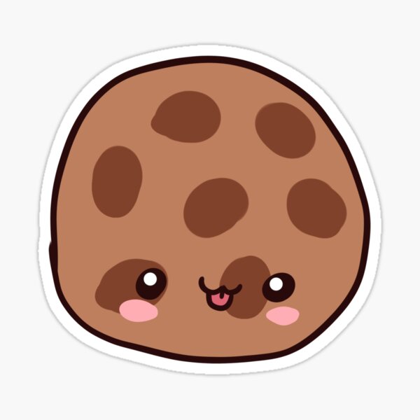 Item preview, Kawaii chocolate chip cookie designed and sold by Yarafantasyart.