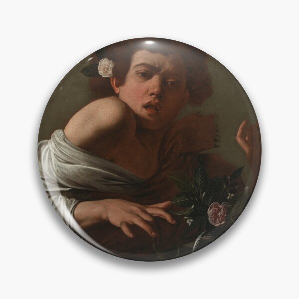Item preview, "Boy Bitten by a Lizard" Painting By Caravaggio designed and sold by quackynaut.