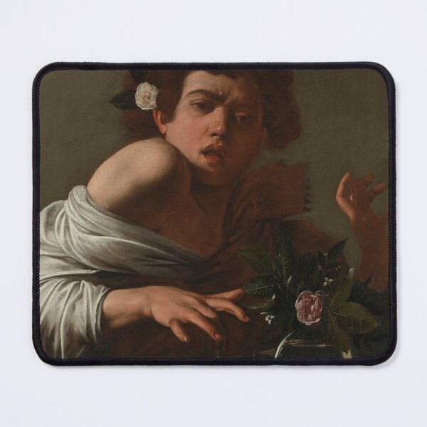Item preview, "Boy Bitten by a Lizard" Painting By Caravaggio designed and sold by quackynaut.
