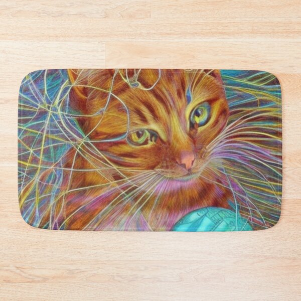 Item preview, Ai generated art - Cat with a ball of string designed and sold by Mindscyther.