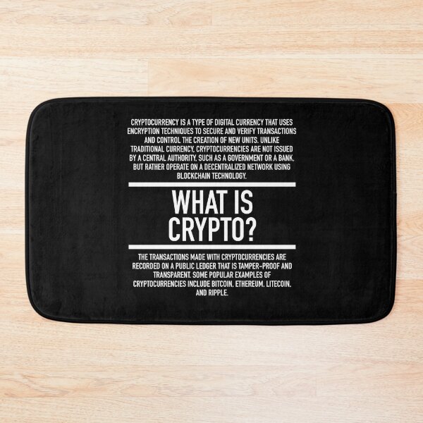 Item preview, Crypto Defined - Cryptocurrency Blockchain Trading designed and sold by HiddenVerb.