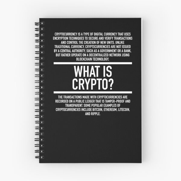 Item preview, Crypto Defined - Cryptocurrency Blockchain Trading designed and sold by HiddenVerb.