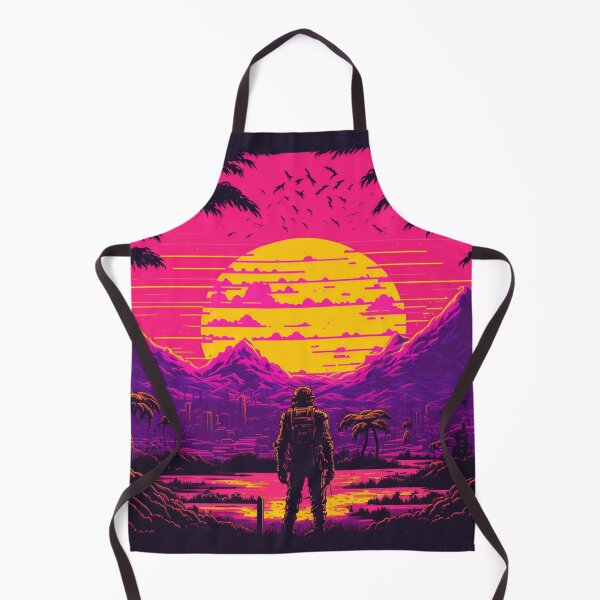Item preview, Alien Planet Synthwave Sunrise designed and sold by Nightarcade.