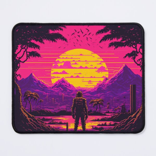 Item preview, Alien Planet Synthwave Sunrise designed and sold by Nightarcade.